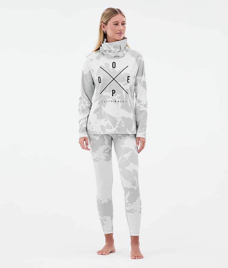 Dope Snuggle W Superundertøy overdel Dame 2X-Up Grey Camo, Bilde 2 av 6