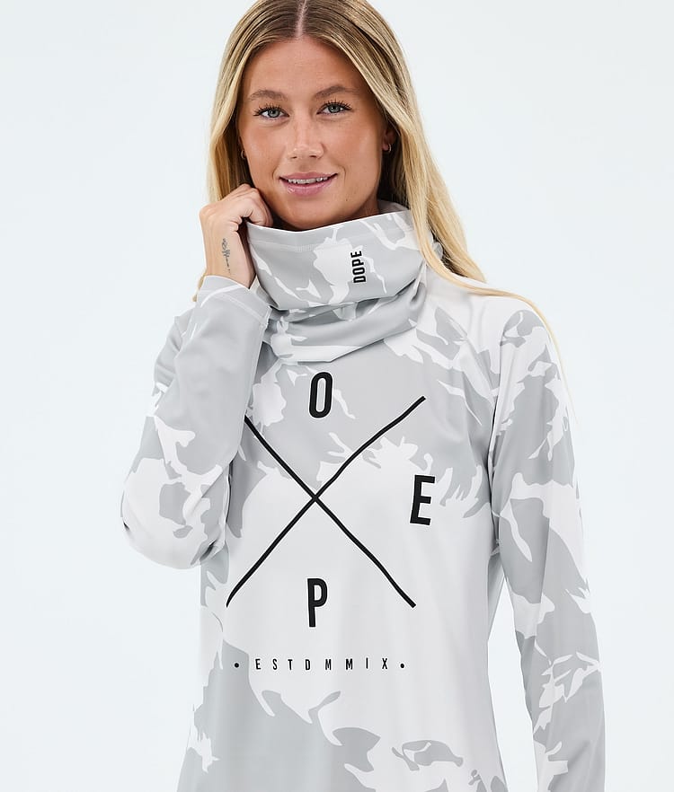 Dope Snuggle W Superundertøy overdel Dame 2X-Up Grey Camo, Bilde 2 av 7