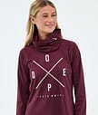 Dope Snuggle W Superundertøy overdel Dame 2X-Up Burgundy