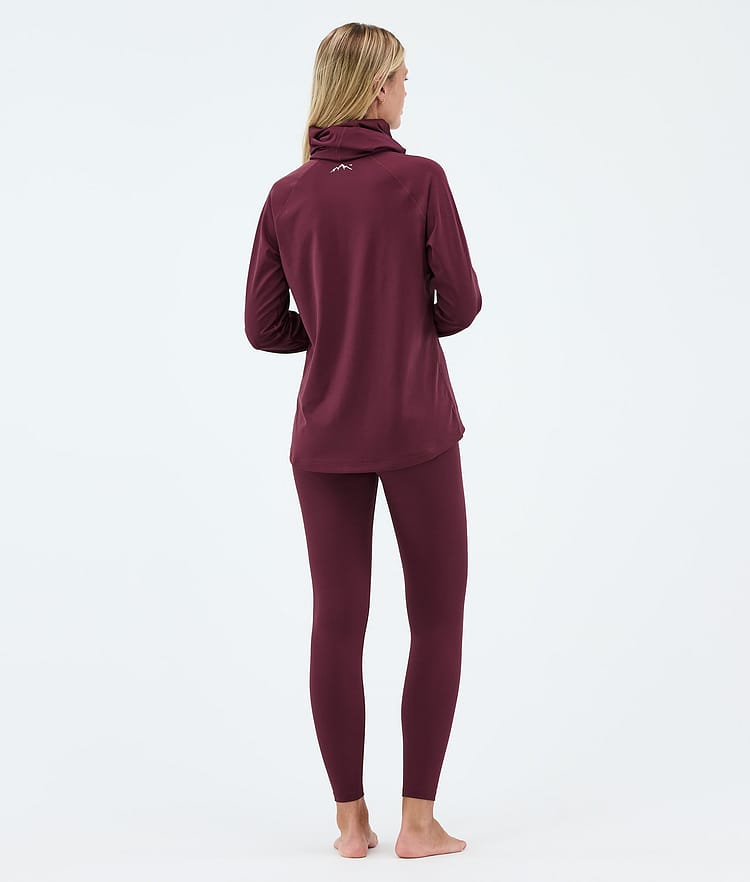 Dope Snuggle W Superundertøy overdel Dame 2X-Up Burgundy, Image 4 of 7
