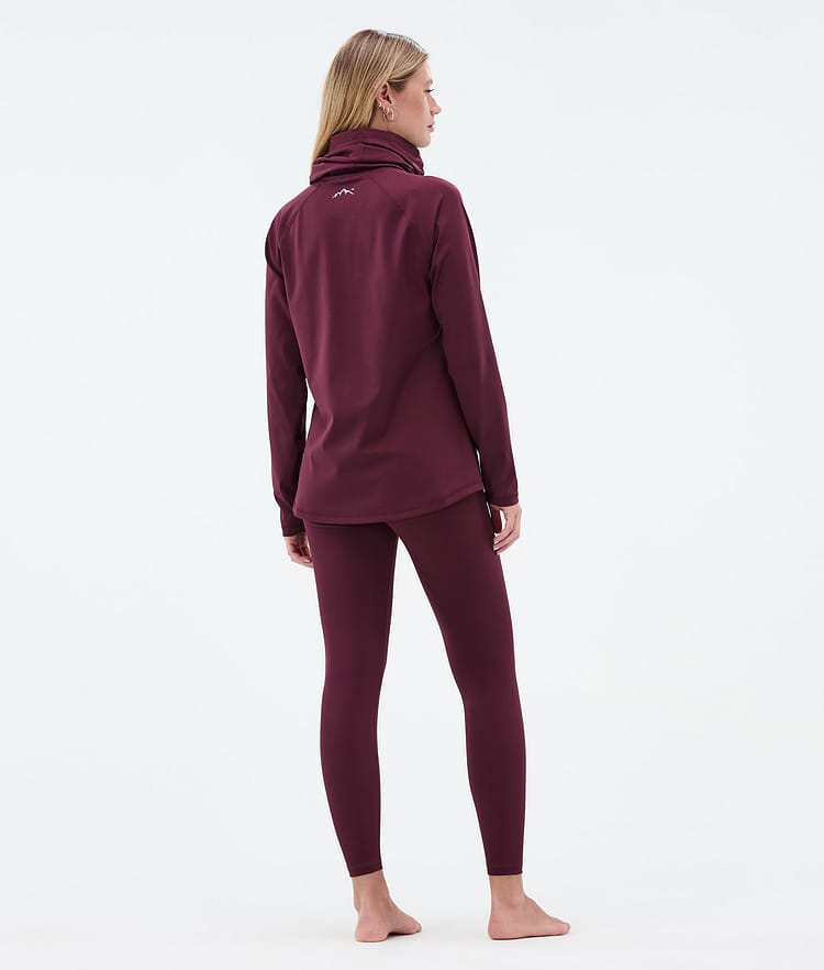 Dope Snuggle W Superundertøy overdel Dame 2X-Up Burgundy, Bilde 4 av 7