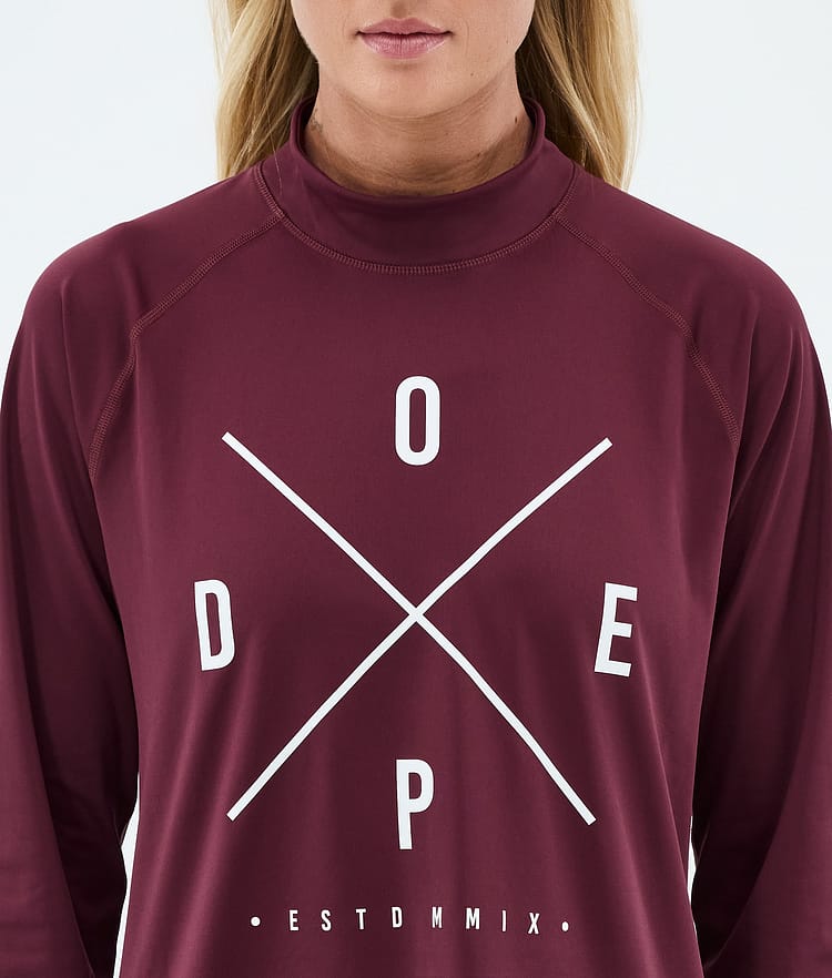 Dope Snuggle W Superundertøy overdel Dame 2X-Up Burgundy, Image 6 of 7