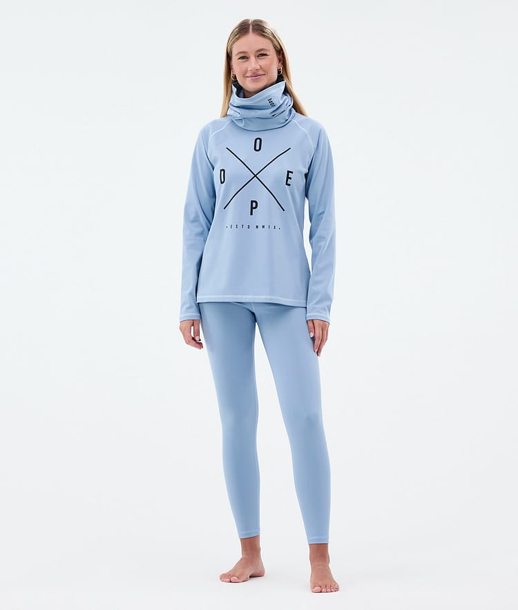 Dope Snuggle W Superundertøy overdel Dame 2X-Up Light Blue, Bilde 3 av 7