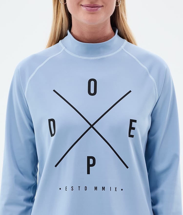 Dope Snuggle W Superundertøy overdel Dame 2X-Up Light Blue, Bilde 6 av 7