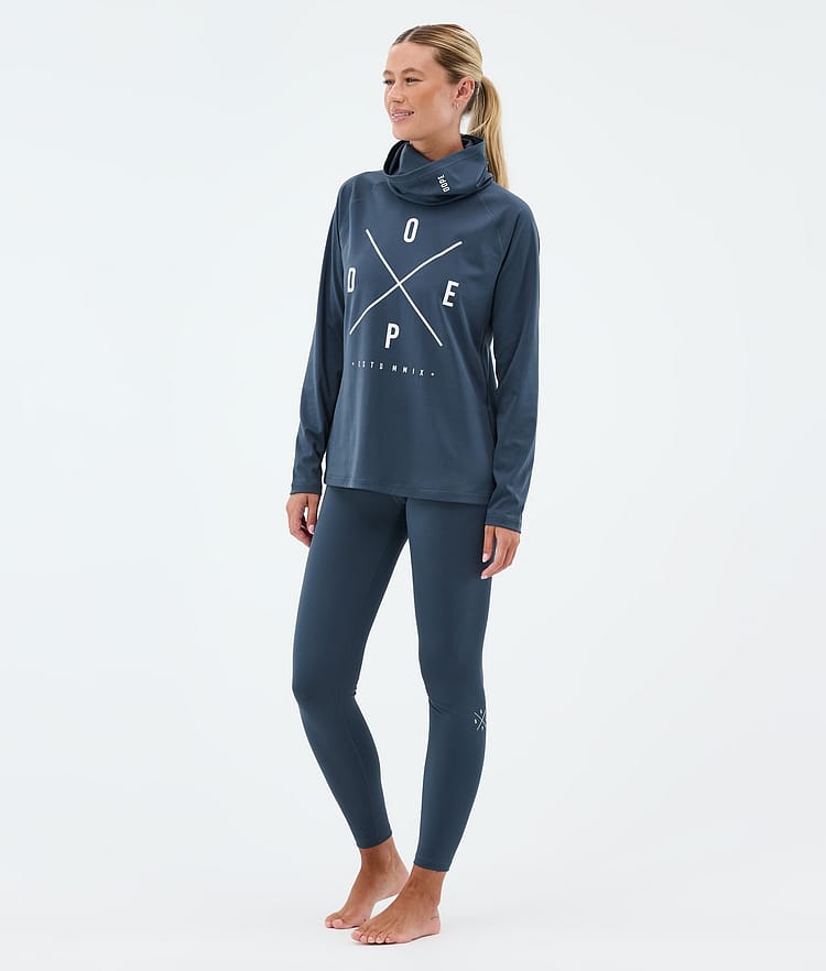 Dope Snuggle W Superundertøy bukse Dame 2X-Up Metal Blue, Image 3 of 7