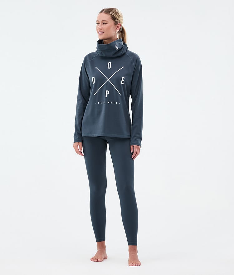 Dope Snuggle W Superundertøy bukse Dame 2X-Up Metal Blue, Bilde 3 av 7