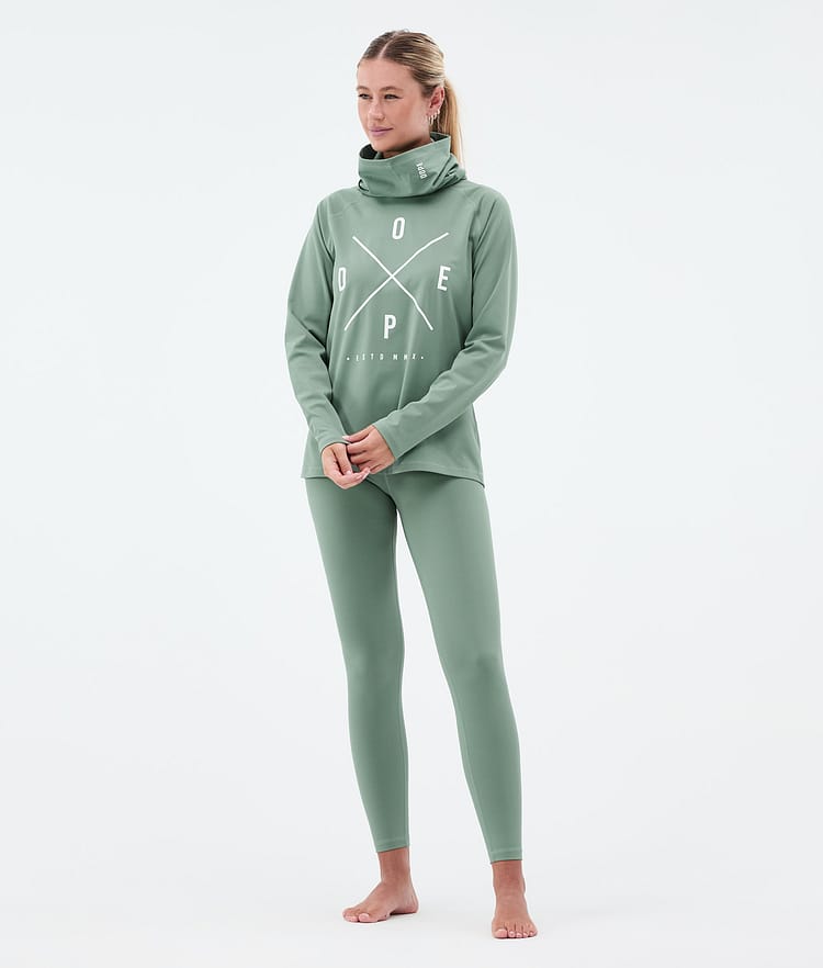 Dope Snuggle W Superundertøy bukse Dame 2X-Up Faded Green, Bilde 3 av 7