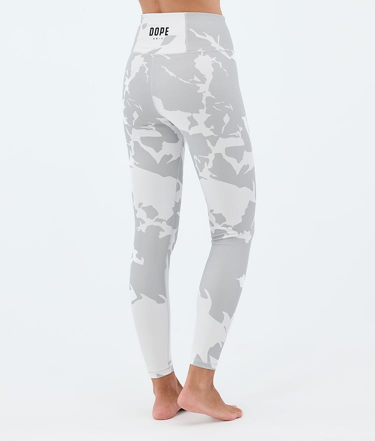 Dope Snuggle W Superundertøy bukse Dame 2X-Up Grey Camo, Image 2 of 7