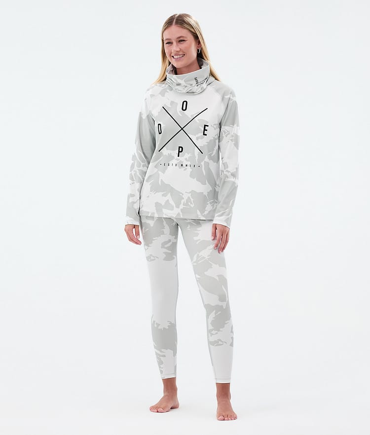 Dope Snuggle W Superundertøy bukse Dame 2X-Up Grey Camo, Bilde 3 av 7