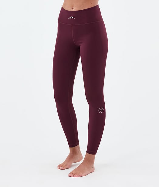 Dope Snuggle W Superundertøy bukse Dame 2X-Up Burgundy