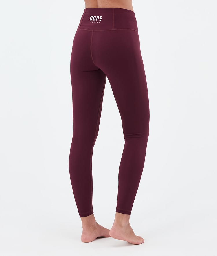 Dope Snuggle W Superundertøy bukse Dame 2X-Up Burgundy, Bilde 2 av 7