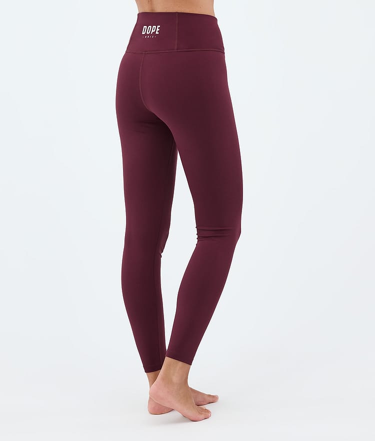 Dope Snuggle W Superundertøy bukse Dame 2X-Up Burgundy, Image 2 of 7