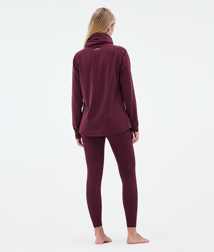 Dope Snuggle W Superundertøy bukse Dame 2X-Up Burgundy, Bilde 4 av 7