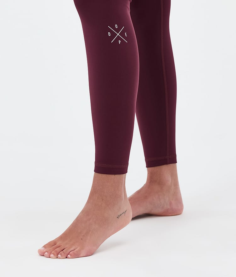 Dope Snuggle W Superundertøy bukse Dame 2X-Up Burgundy, Bilde 7 av 7