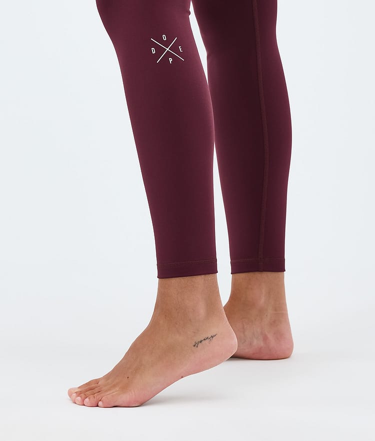Dope Snuggle W Superundertøy bukse Dame 2X-Up Burgundy, Image 7 of 7