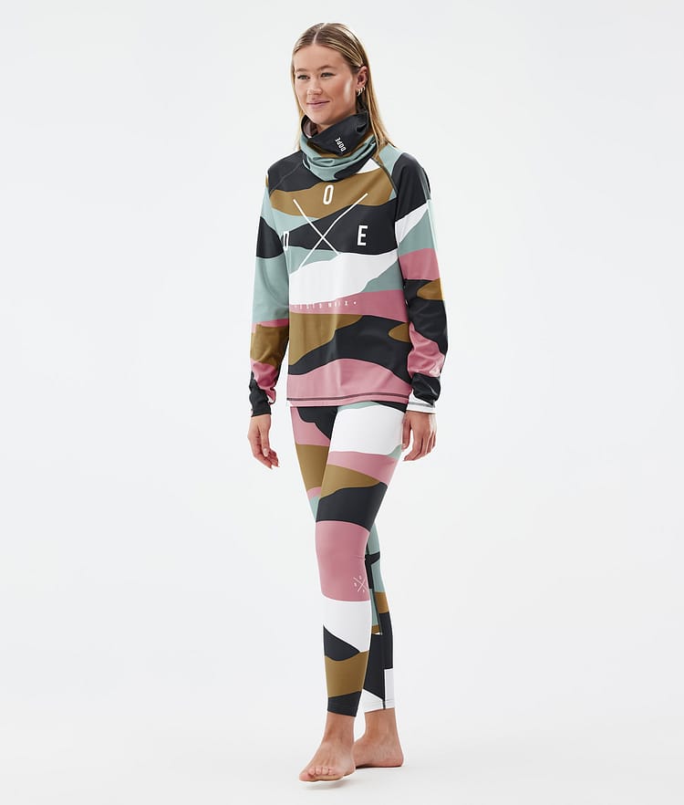 Dope Snuggle W Superundertøy bukse Dame 2X-Up Shards Gold Muted Pink, Bilde 3 av 7