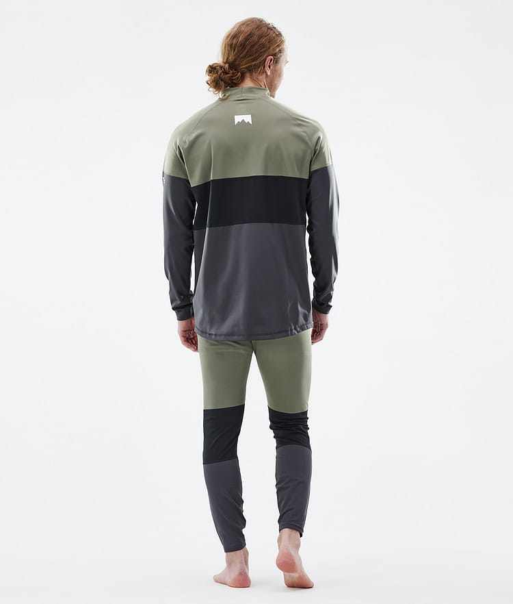 Montec Alpha Superundertøy overdel Herre Greenish/Black/Phantom, Bilde 4 av 5