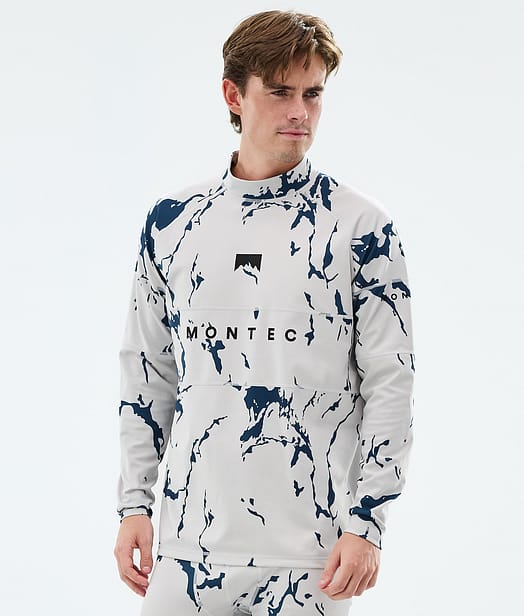 Montec Alpha Superundertøy overdel Herre Ice