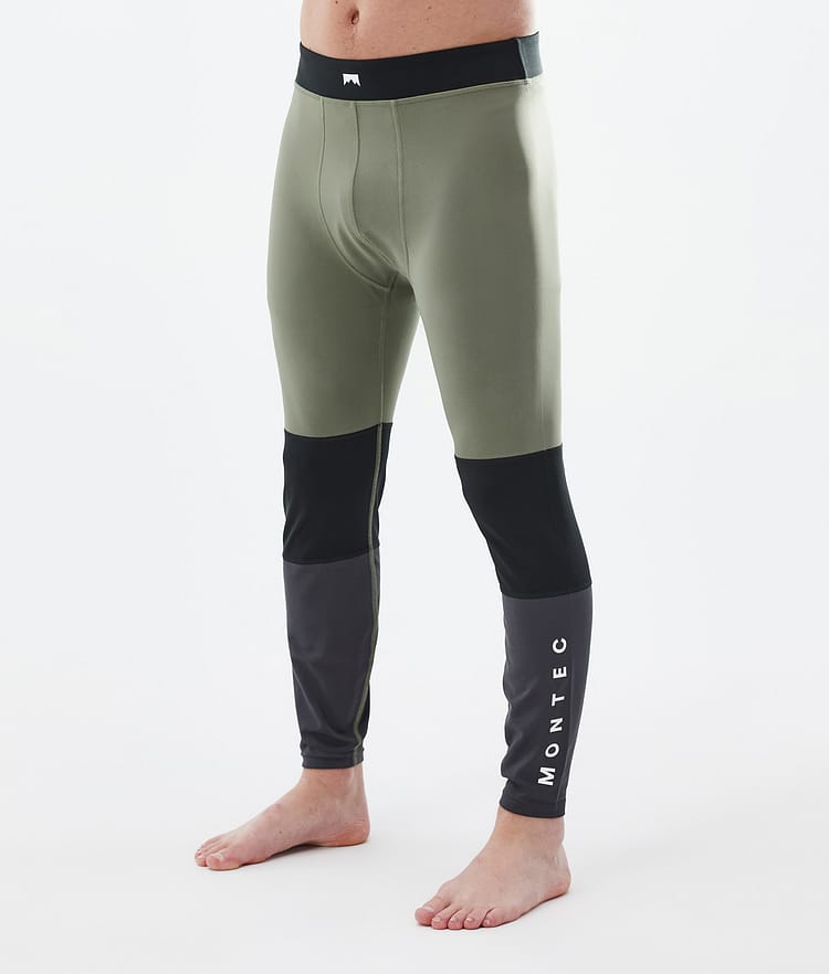 Montec Alpha Superundertøy bukse Herre Greenish/Black/Phantom, Bilde 1 av 7