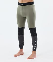 Montec Alpha Superundertøy bukse Herre Greenish/Black/Phantom