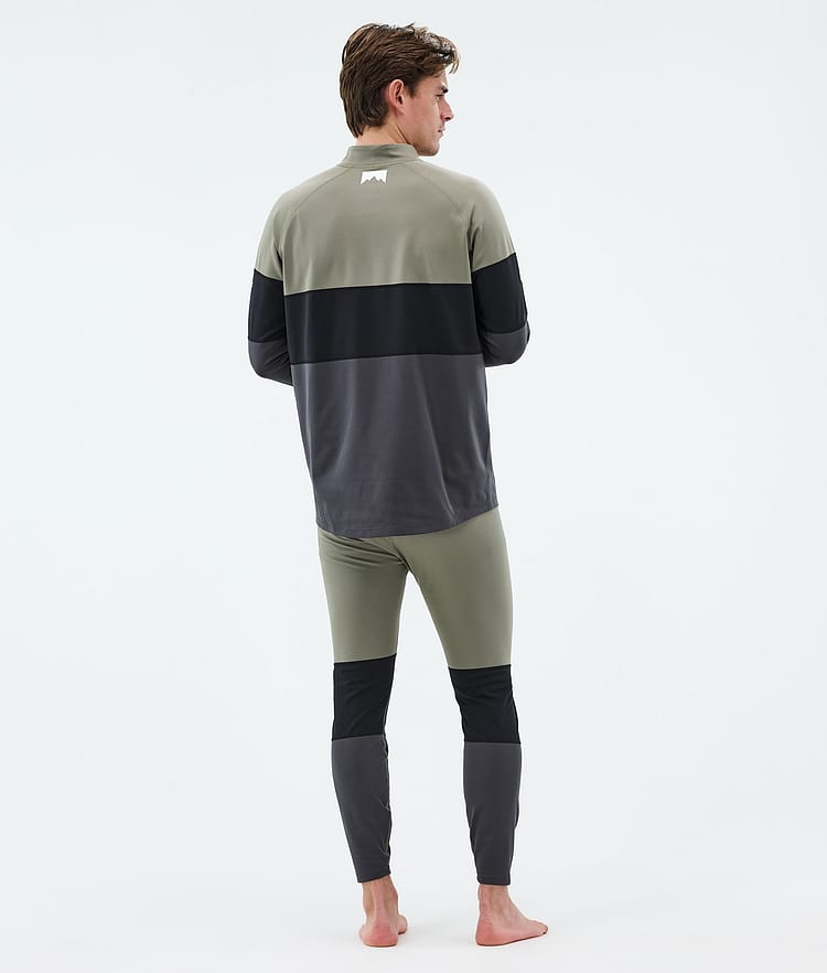 Montec Alpha Superundertøy bukse Herre Greenish/Black/Phantom, Bilde 4 av 7