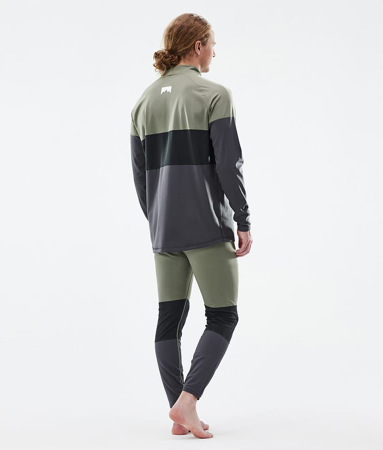 Montec Alpha Superundertøy bukse Herre Greenish/Black/Phantom, Bilde 4 av 7