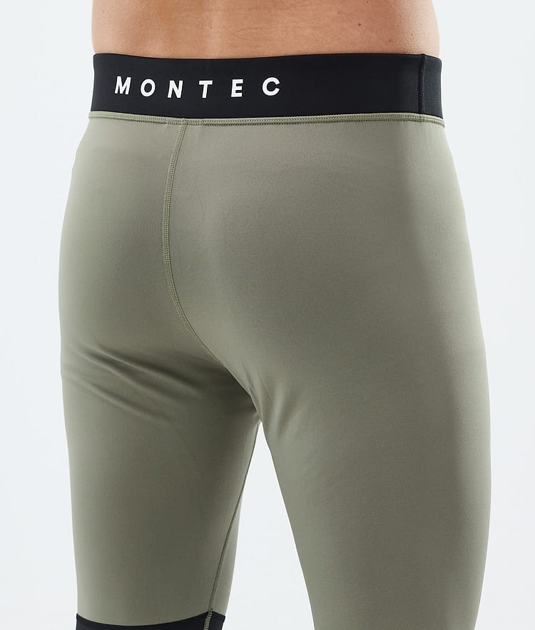 Montec Alpha Superundertøy bukse Herre Greenish/Black/Phantom, Bilde 6 av 7