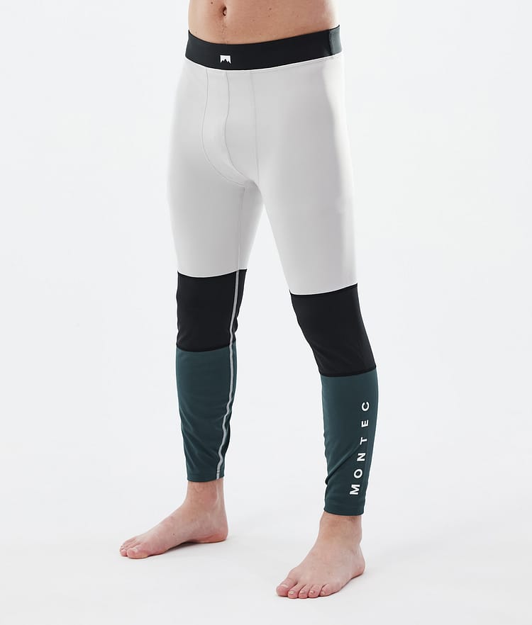 Montec Alpha Superundertøy bukse Herre Light Grey/Black/Dark Atlantic, Bilde 1 av 7