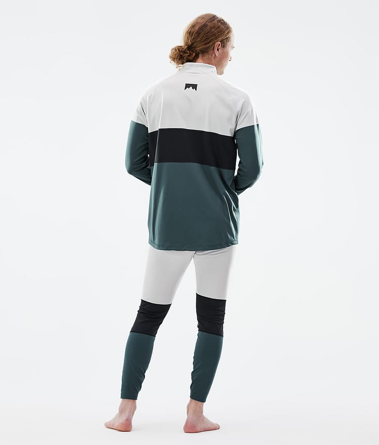 Montec Alpha Superundertøy bukse Herre Light Grey/Black/Dark Atlantic, Bilde 4 av 7