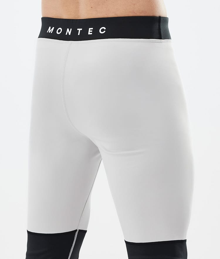 Montec Alpha Superundertøy bukse Herre Light Grey/Black/Dark Atlantic