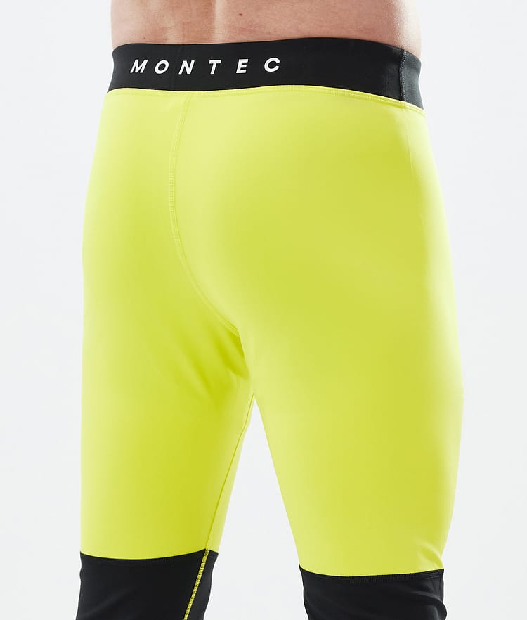 Montec Alpha Superundertøy bukse Herre Bright Yellow/Black/Light Pearl, Bilde 6 av 7