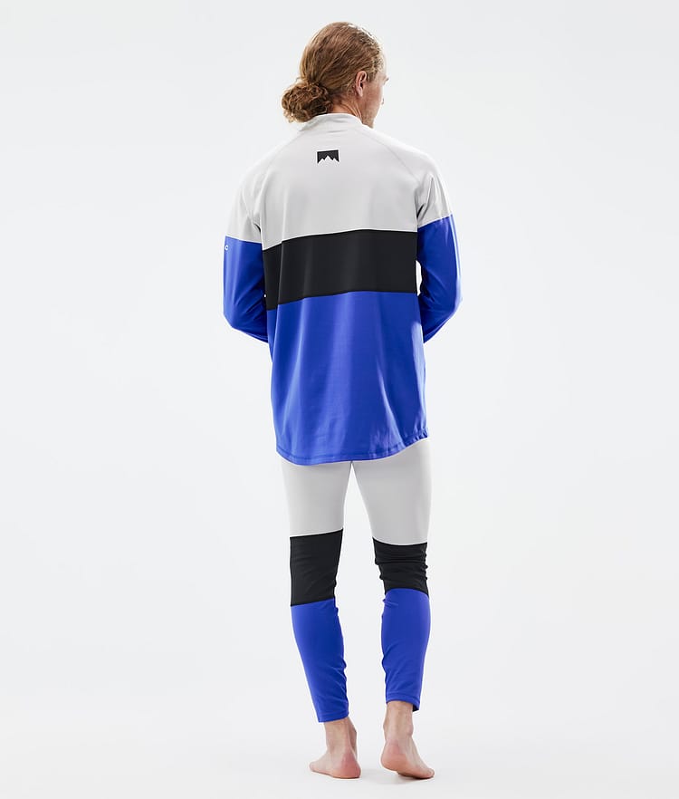 Montec Alpha Superundertøy bukse Herre Light Grey/Black/Cobalt Blue, Image 4 of 7
