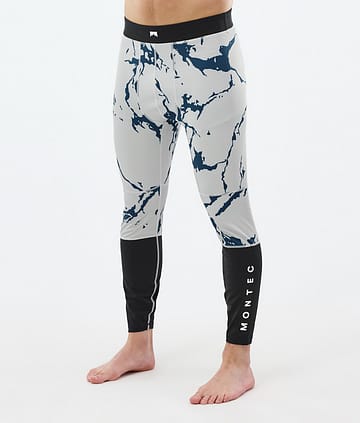 Montec Alpha Superundertøy bukse Herre Ice/Black