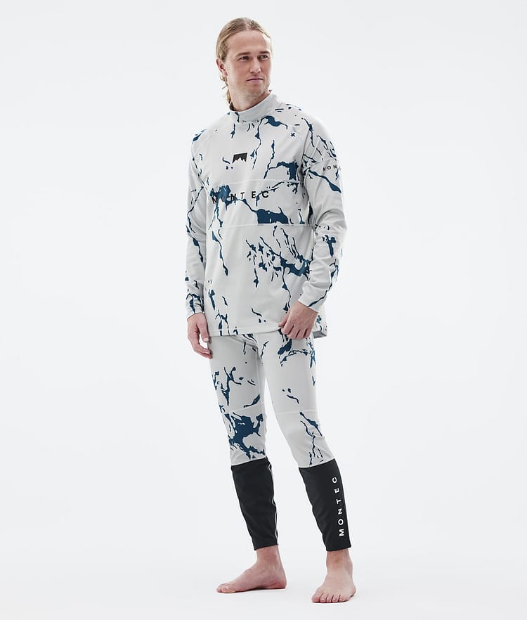 Montec Alpha Superundertøy bukse Herre Ice/Black, Bilde 3 av 7