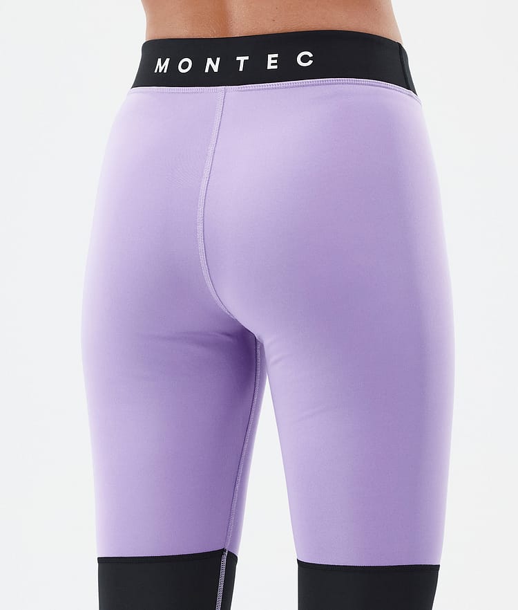 Montec Alpha W Superundertøy bukse Dame Faded Violet/Black/Dark Blue, Bilde 6 av 7