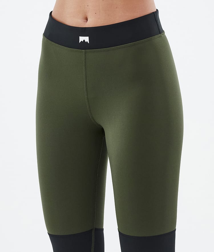 Montec Alpha W Superundertøy bukse Dame Olive Green/Black/Greenish, Bilde 5 av 7