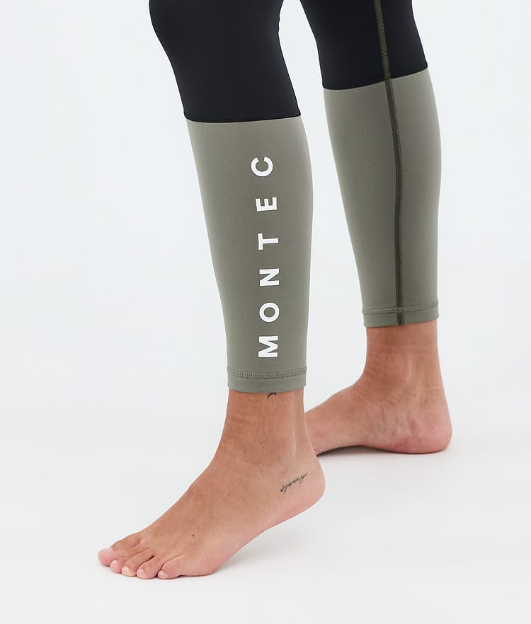 Montec Alpha W Superundertøy bukse Dame Olive Green/Black/Greenish, Bilde 7 av 7
