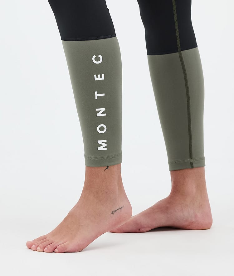 Montec Alpha W Superundertøy bukse Dame Olive Green/Black/Greenish, Bilde 7 av 7