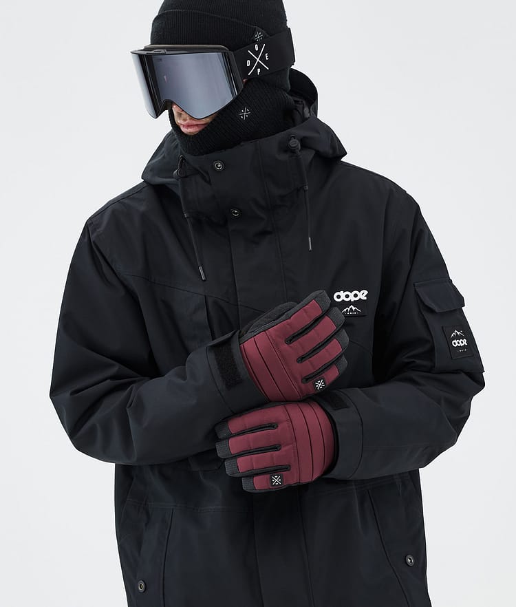 Dope Ace 24 Skihansker Burgundy, Bilde 4 av 5