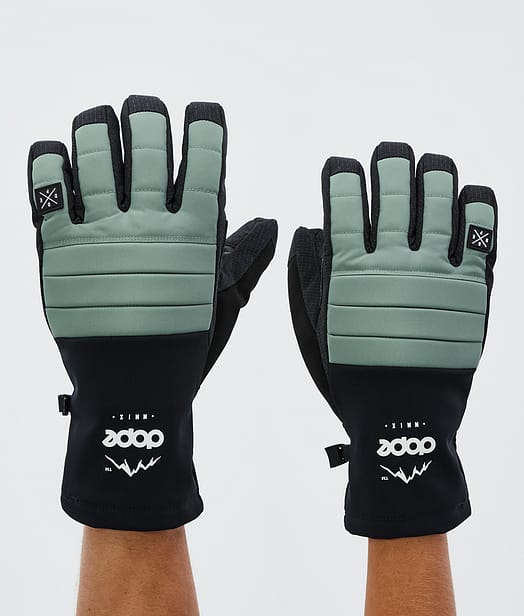 Dope Ace 24 Skihansker Faded Green