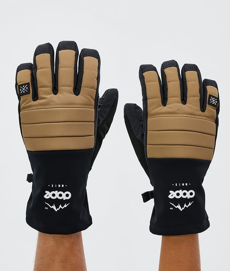 Dope Ace 24 Skihansker Gold, Bilde 1 av 5