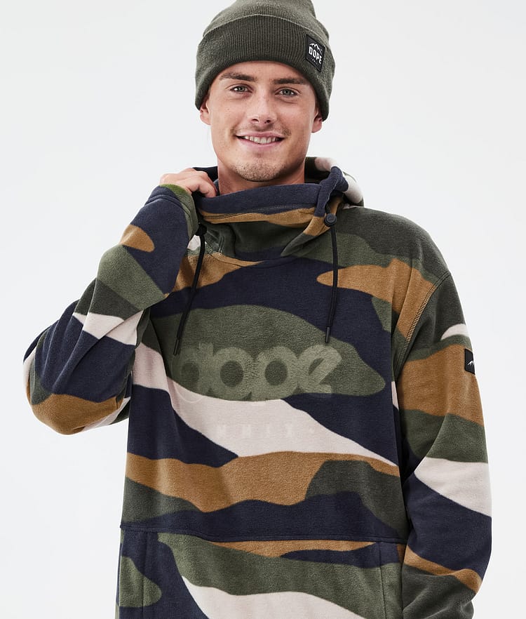 Dope Cozy II Fleecegenser Herre Shards Gold Green, Bilde 2 av 7