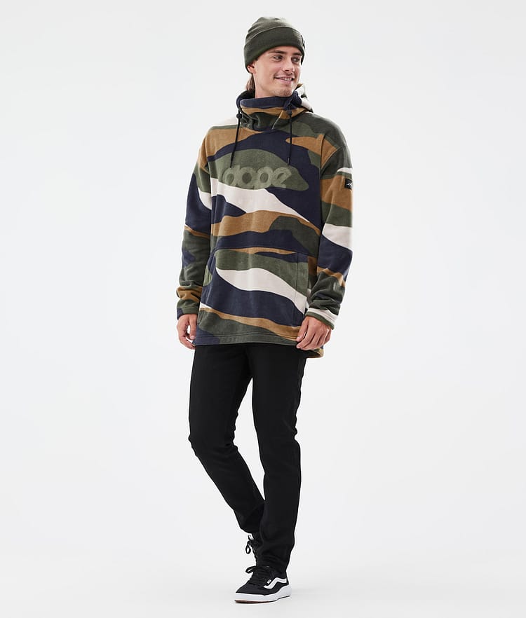 Dope Cozy II Fleecegenser Herre Shards Gold Green, Bilde 3 av 7