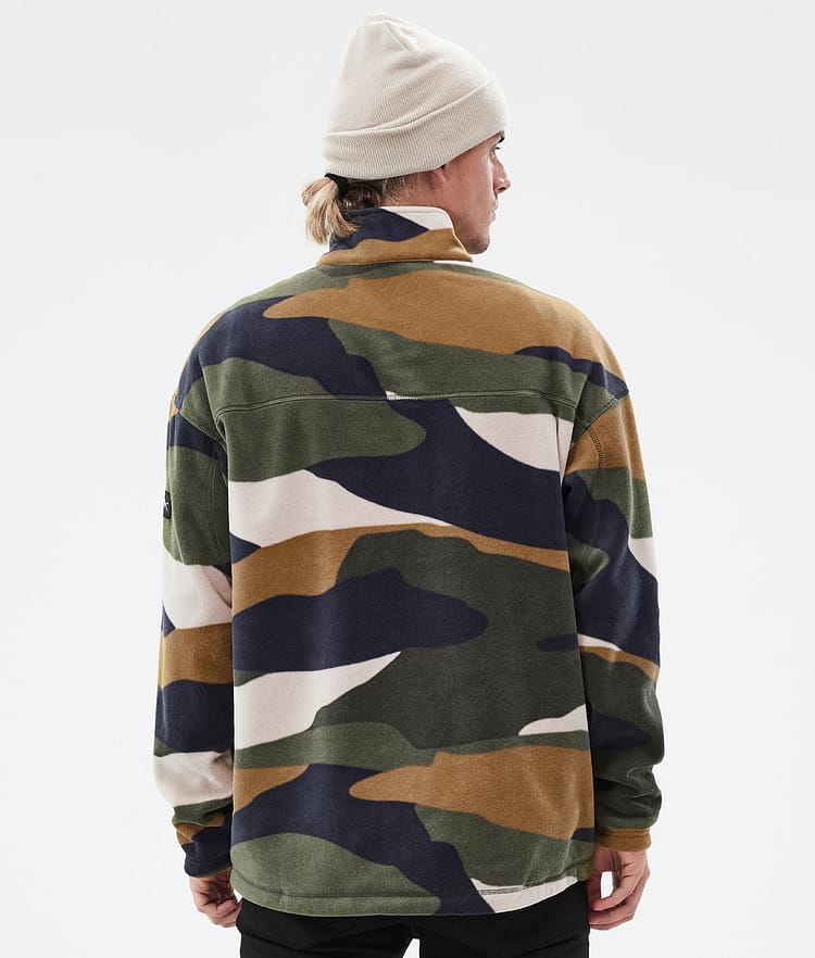 Dope Comfy Fleecegenser Herre Shards Gold Green, Bilde 6 av 6