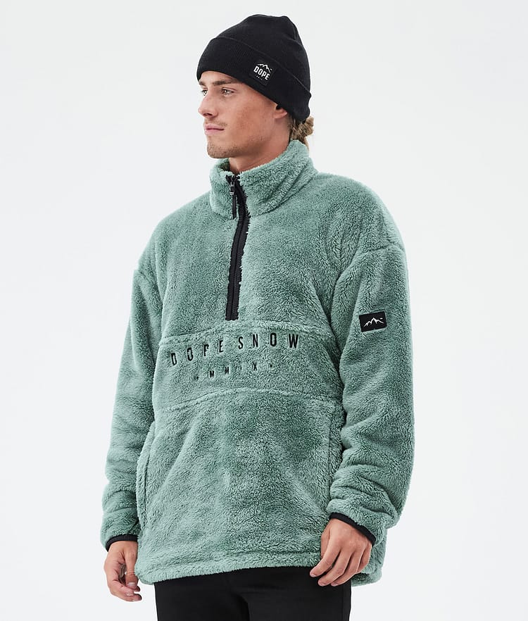 Dope Pile Fleecegenser Herre Faded Green, Bilde 1 av 7