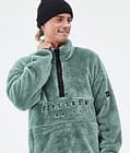 Dope Pile Fleecegenser Herre Faded Green, Bilde 2 av 7
