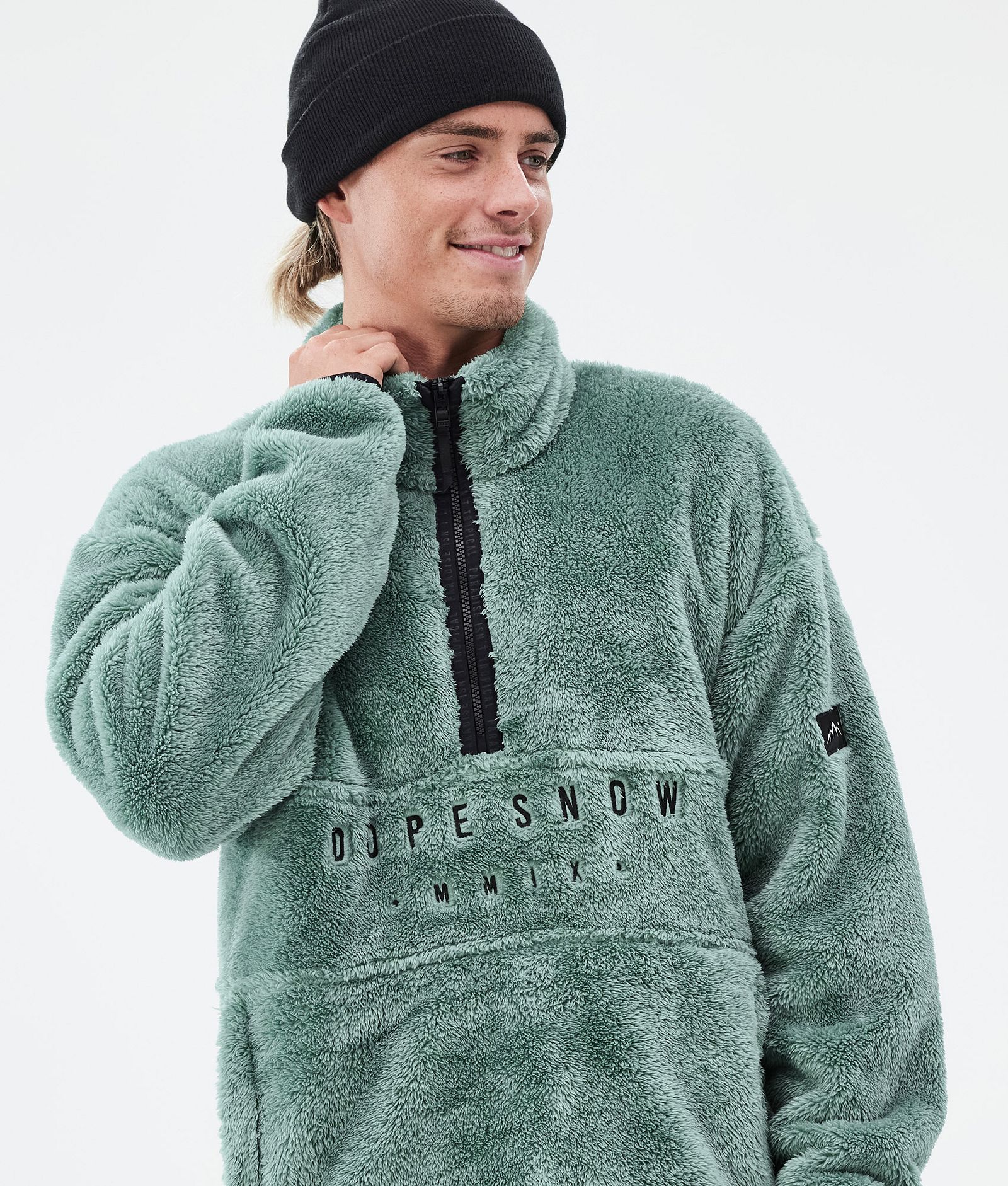 Dope Pile Fleecegenser Herre Faded Green, Bilde 2 av 7