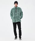 Dope Pile Fleecegenser Herre Faded Green, Bilde 3 av 7
