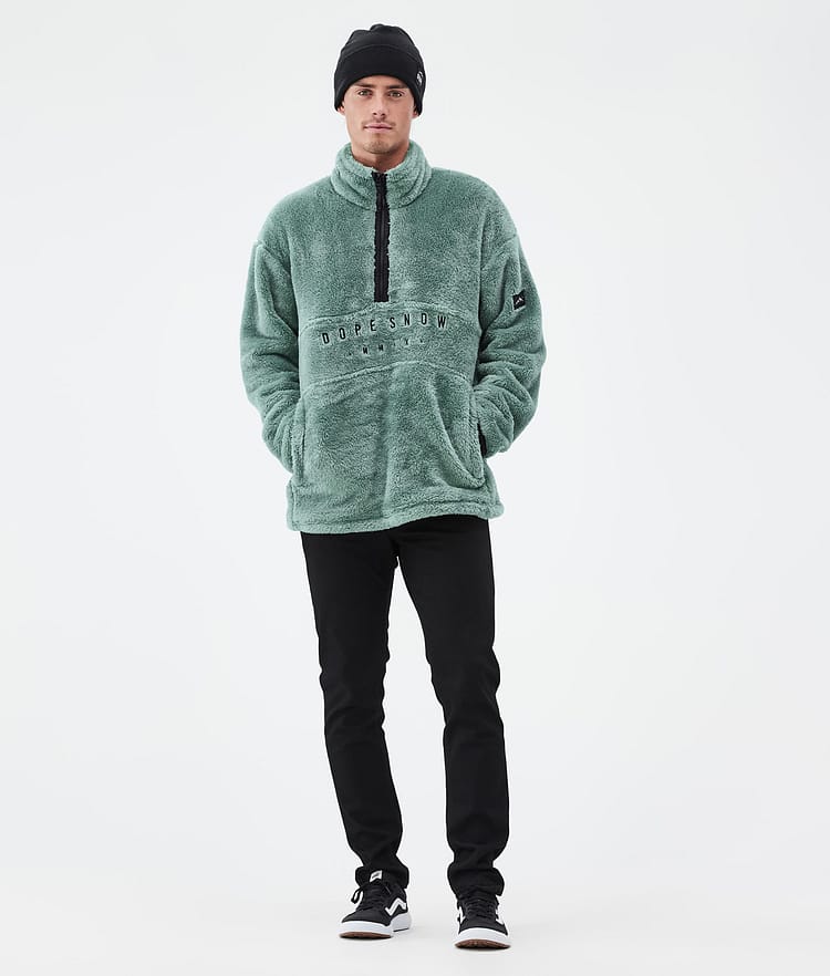 Dope Pile Fleecegenser Herre Faded Green, Bilde 3 av 7