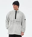 Dope Pile Fleecegenser Herre Light Grey
